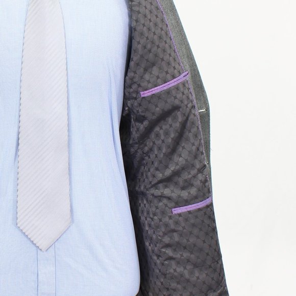 English Laundry 42R Gray HB 2-Button Sport Coat Blazer Jacket B722 - Picture 10 of 11